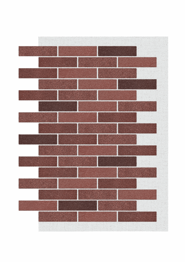 AMK Wandverkleidung Ziegelstein Mix 410