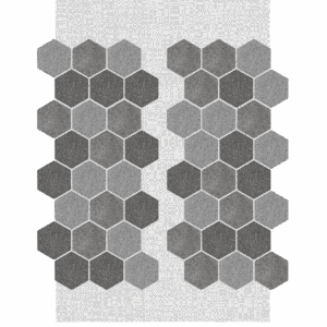 AMK Wandverkleidung Hexagon Mix 200