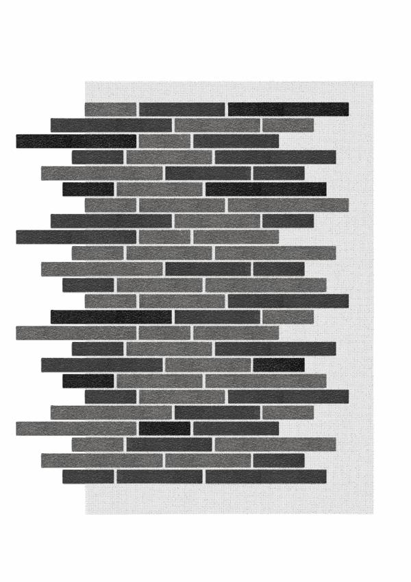 AMK Wandverkleidung Riegel Mix 241