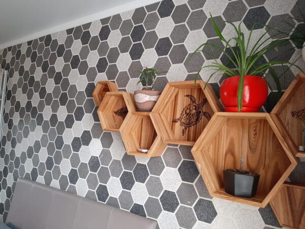 AMK Wandverkleidung Hexagon Mix 241 – Bild 2